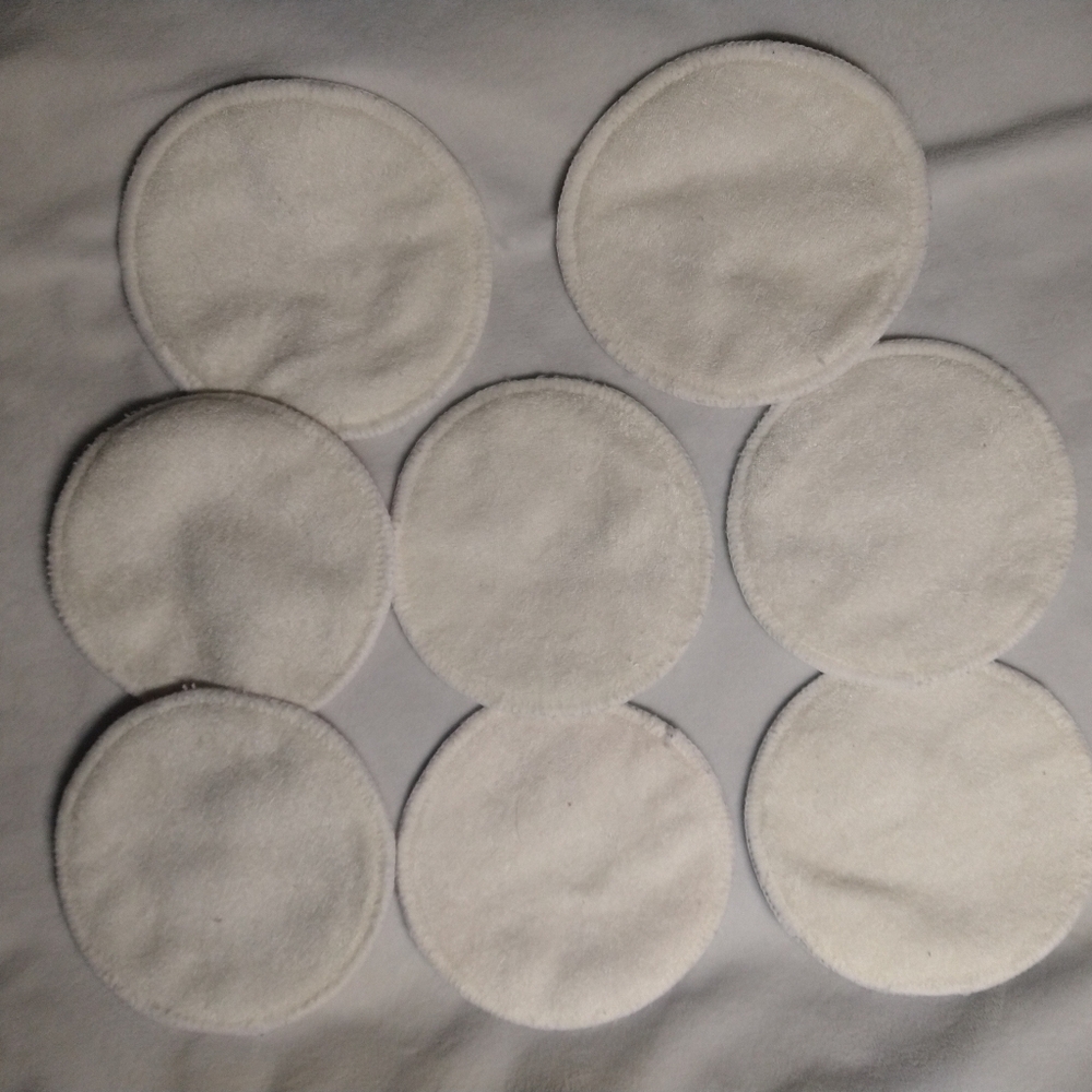 Free With Purchase Reusable Nursing Breastfeeding Pads 4 Sets Colored Backing